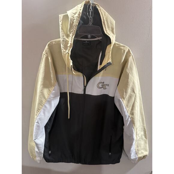 Unbranded Other - Mens Gore-Tex GT Jacket Multi Colorblock Long Sleeve Drawstring Hooded Full Zip